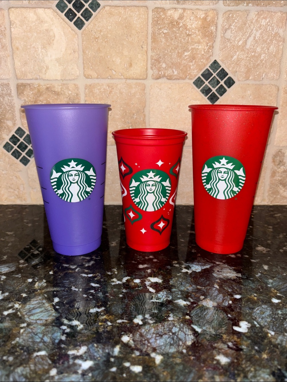Starbucks Reusable Cup Trio